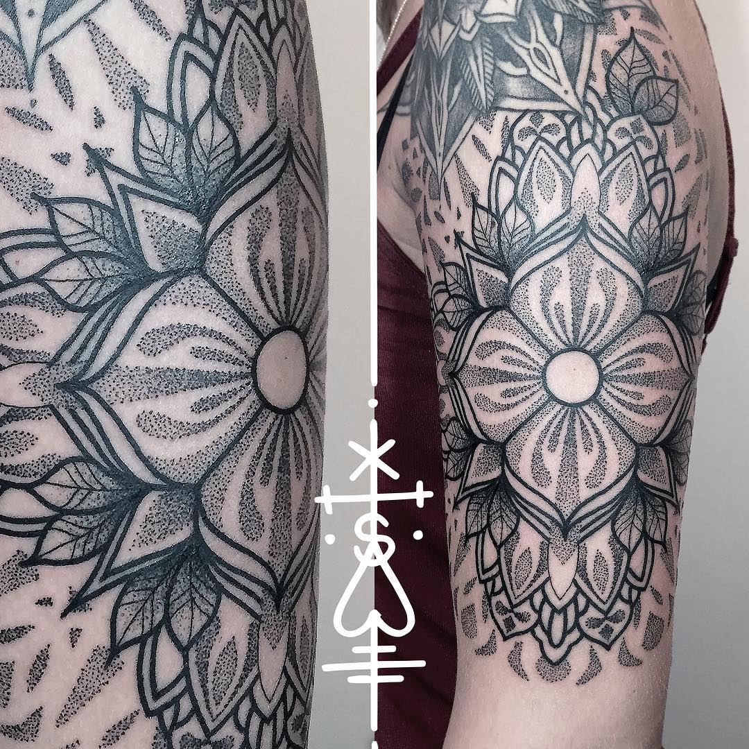 Mandala Tattoo Dotwork